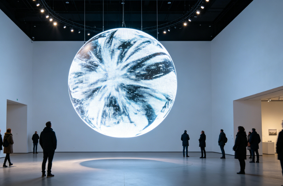 led spherical display screen