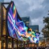 LED curved display