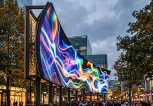 LED curved display