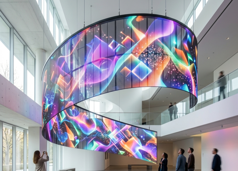 ultralight indoor led display
