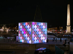 cube irregular led display