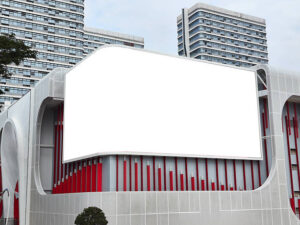 curved outdoor led display