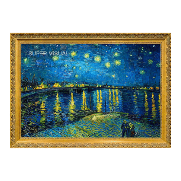 LED oil painting display