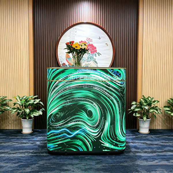 reception desk LED display