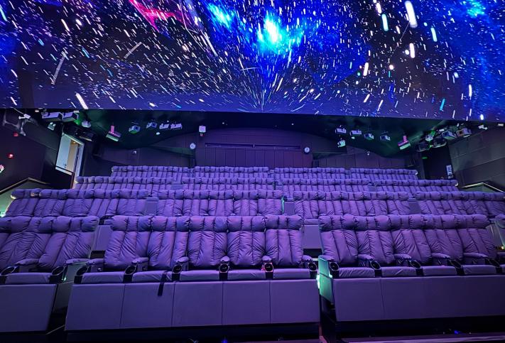 LED dome theater
