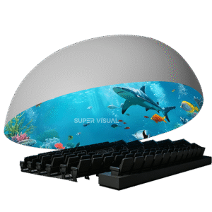 LED Dome Screen（LED acoustic transparent immersive spherical display）