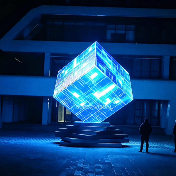 360 degree LED cube