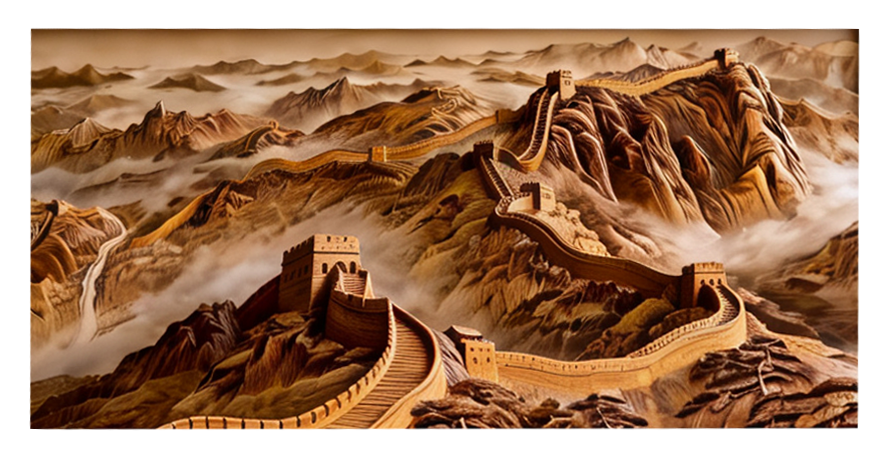 Great Wall POB Art Relief LED Display by Super Visual