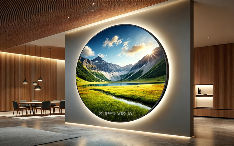 Circular Art LED Display
