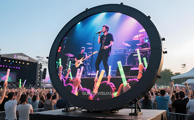 Circular Art LED Display