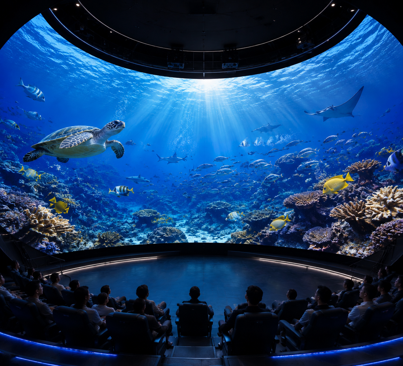 spherical immersive LED screen