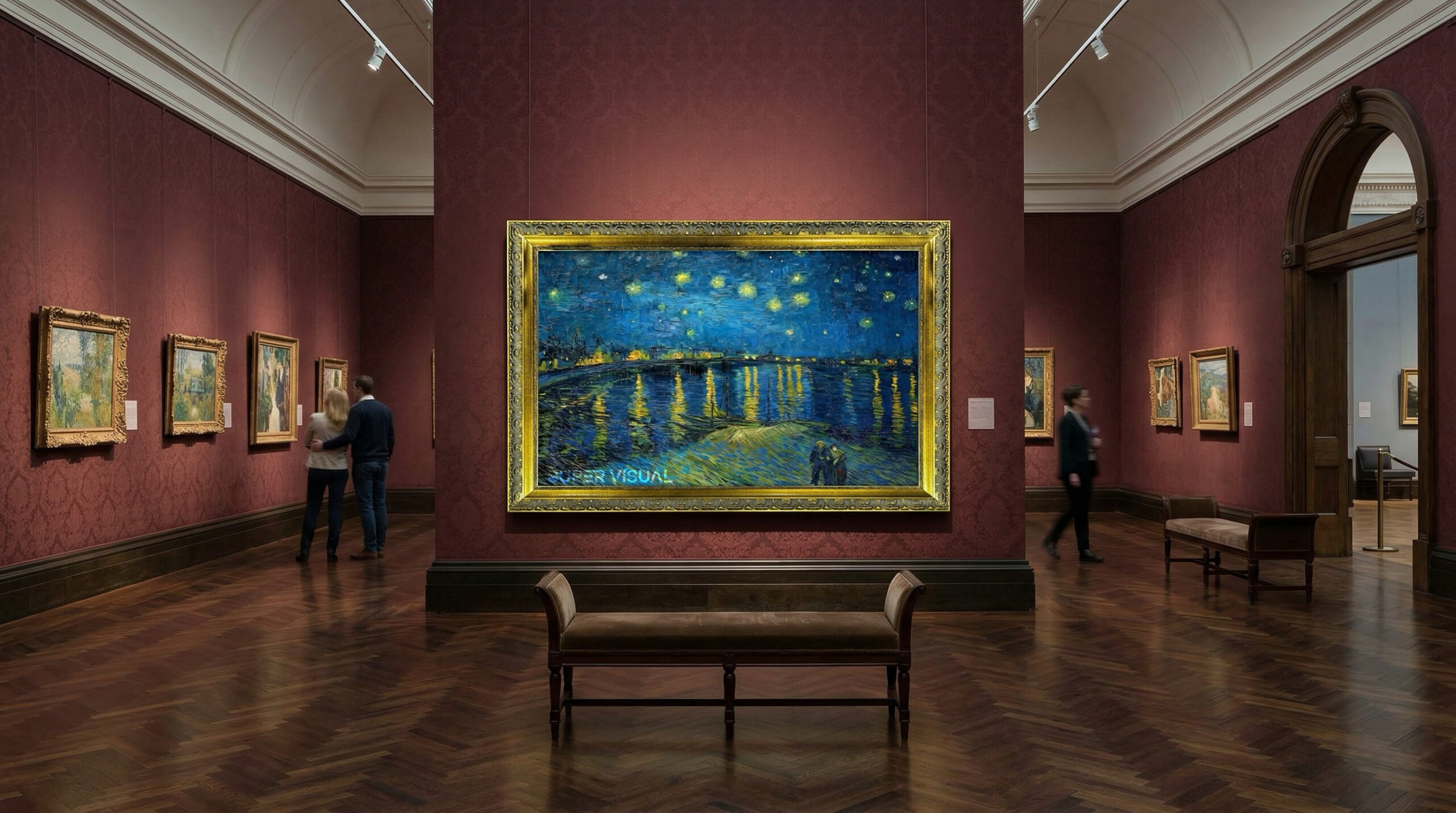 Super Visual LED Oil Painting Display