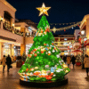 led christmas tree display