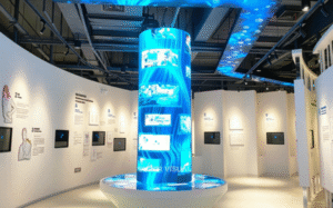 Cylindrical LED Display