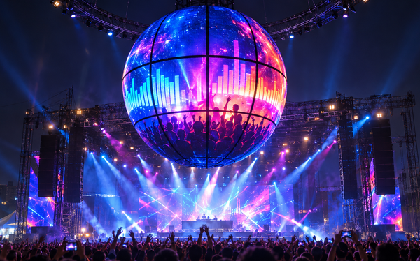 led sphere display