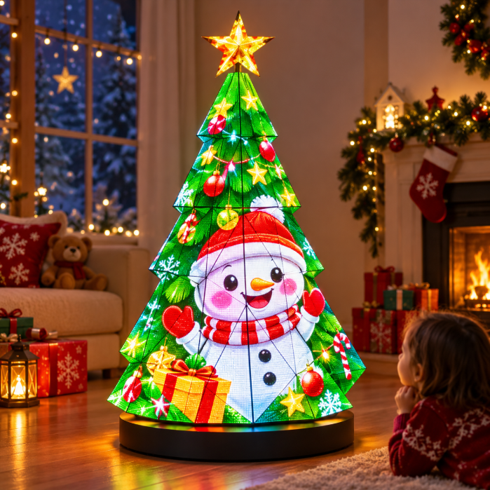 led display christmas tree