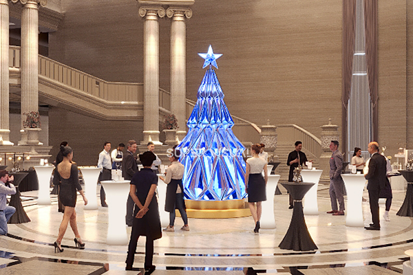 Christmas tree LED display