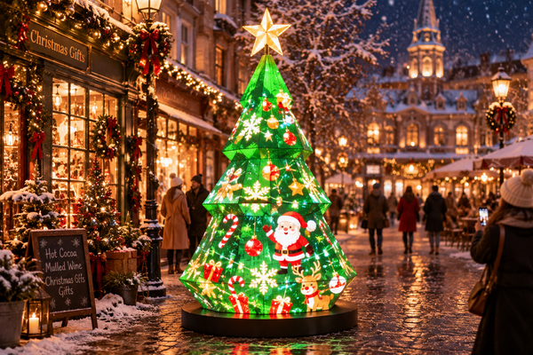 led display christmas tree